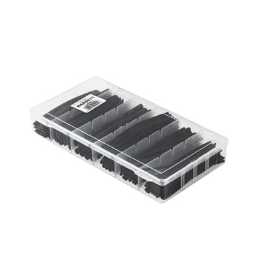 Zmršťovacie bužírky čierne HST-100C 10cm 100 kusov 7857