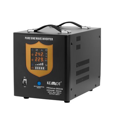 Záložný zdroj PROsinus-2600 24V 230V 2600VA/1800W KEMOT čierny