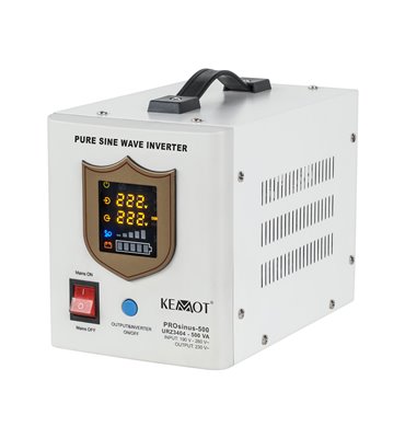 Záložný zdroj PROsinus-500 12V 230V 500VA/300W KEMOT biely
