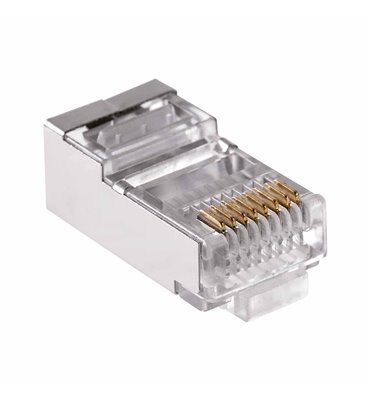 Konektor RJ45 8P8C drôt prechodový CAT.6E tienený