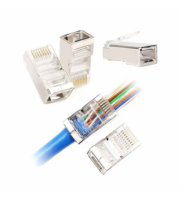 Konektor RJ45 8P8C drôt...