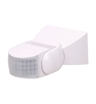 Detektor pohybu PIR, 360/180 st., 230V, IP65, biely
