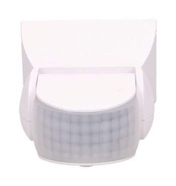 Detektor pohybu PIR, 360/180 st., 230V, IP65, biely