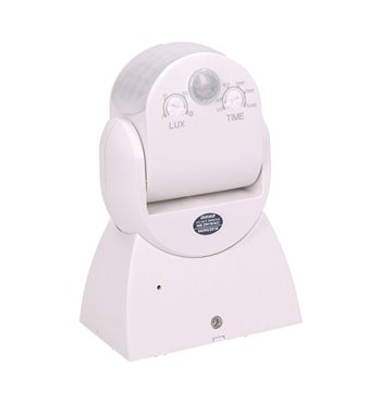 Detektor pohybu PIR, 360/180 st., 230V, IP65, biely