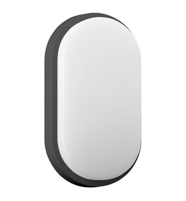 LED svietidlo NEFRYT, 10W, 800lm, IP54, 4000K, čierne