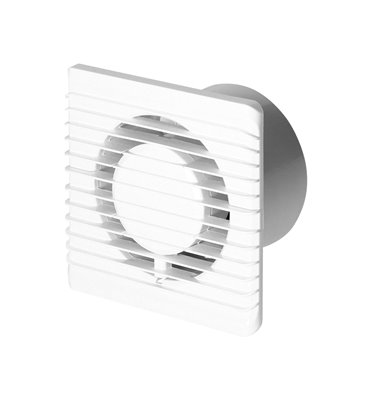 Kúpelňový ventilátor 100mm s časovačom a senzorom vlhkosti