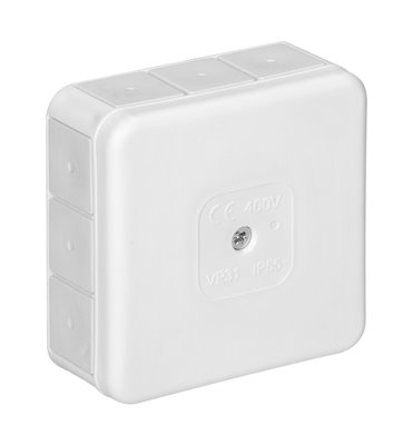 Rozvodná krabica PRO 12P 85x85x37mm biela IP55