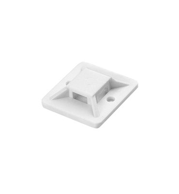 Príchytka sťahovacích pások 30 x 30mm, samolepiaca (10ks)