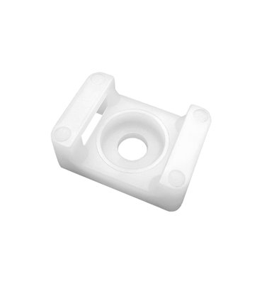 Príchytka sťahovacích pások 22 x 16mm, skrutkovacia (20ks)
