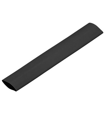 Zmršťovacia bužírka čierna 13mm, 1m dĺžka