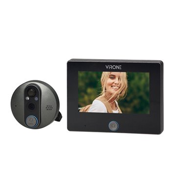 Kamera na dvere s monitorom 4,3" a zvončekom, WiFi