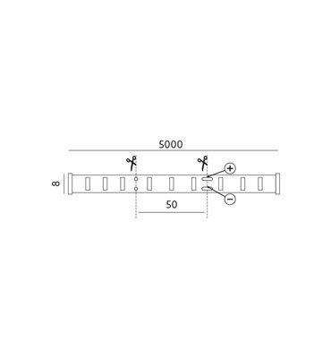 LED pás 300x2835LED, 4000K,...