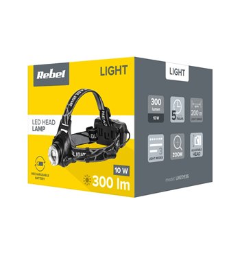 LED svetlo na čelo 10W Rebel