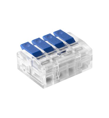 Krabicová svorka s páčkou 4 x 0,75-4 mm2, 450V / 32A