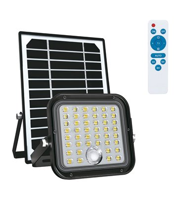 Solárny LED reflektor MHCS 10W 4000K PREMIUM