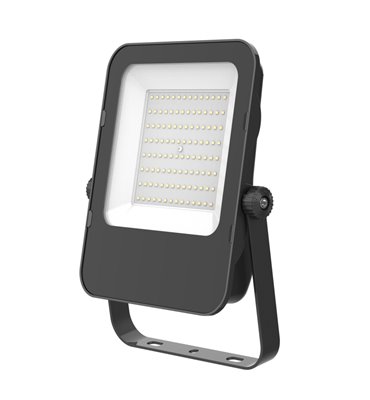 LED reflektor 100W 6500K čierny PREMIUM KOBI
