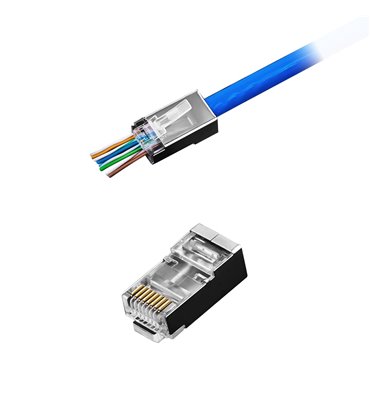 Konektor RJ45 8P8C drôt...