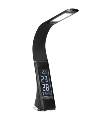 Stolná LED lampa DOLOMIT 5W s hodinami a alarmom