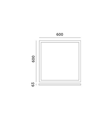 Rám pre LED panel NELIO2...