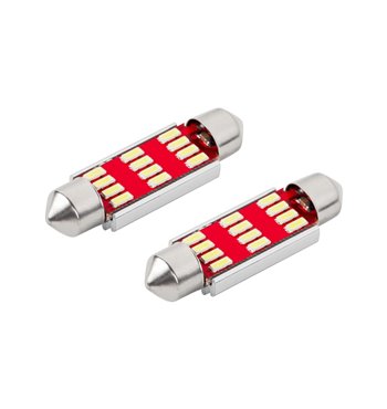 Autožiarovka LED SV8,5 T11x41 12x3014SMD (2ks) blister