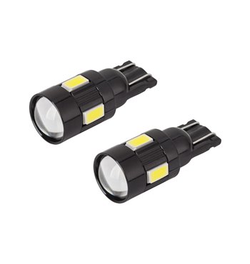 Autožiarovka LED (Canbus) T10 6SMD 5730 12V (2ks) blister