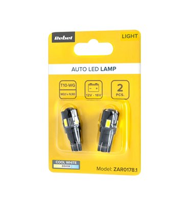 Autožiarovka LED (Canbus) T10 6SMD 5730 12V (2ks) blister