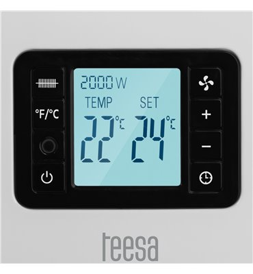 Elektrický konvektorový ohrievač TEESA 2000W