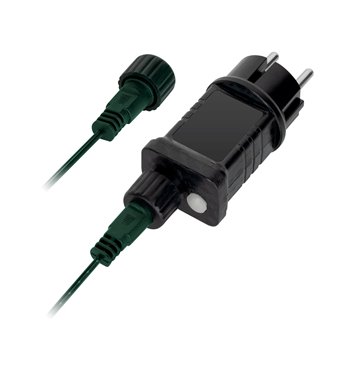 Vianočná LED reťaz vonkajšia teplá biela 230V REBEL