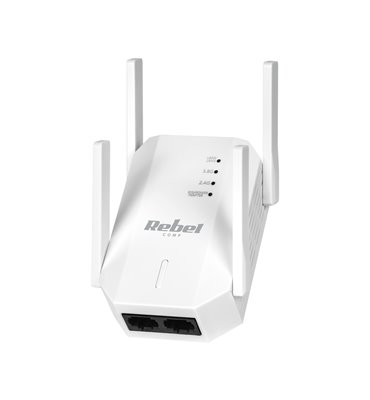 WiFi Extender-zosilňovač bezdrôtovej Wi-Fi siete 2.4+5GHz REBEL
