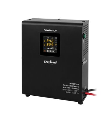 Záložný zdroj PROsinus-500 12V 230V 500VA/300W Rebel závesný
