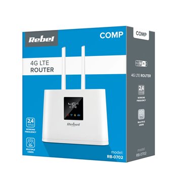 Router Wi-Fi 4G RB-702 LTE Rebel