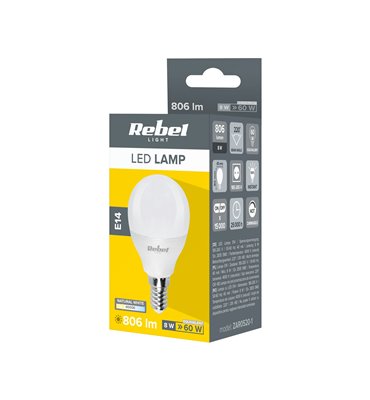 Žiarovka LED G45 8W E14...